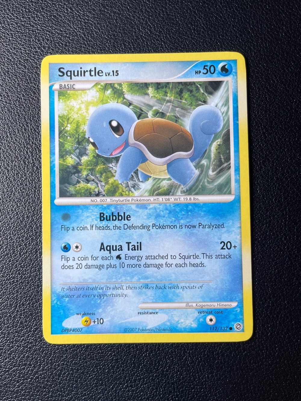 Squirtle #112/Pokemon Secret Wonders